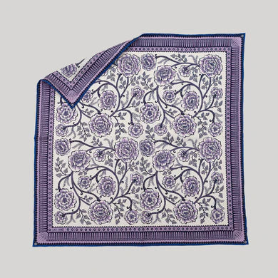 LCT: Silk Twill Large Scarf - Ramble Viola