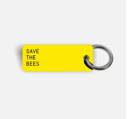 SAVE THE BEES Keychain