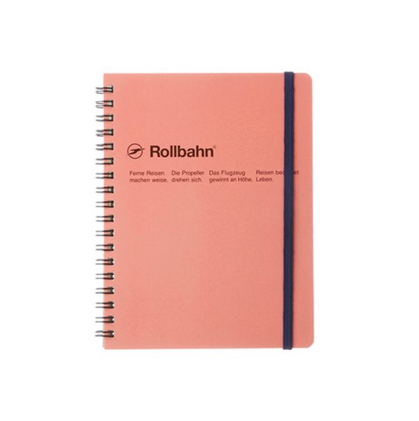 Rollbahn: Blush Pink Spiral Notebook - Large (5.5 x 7)