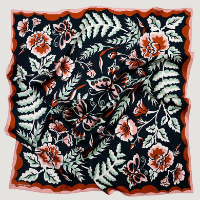 LCT: Silk Twill Large Scarf - Twofer - Wildwood