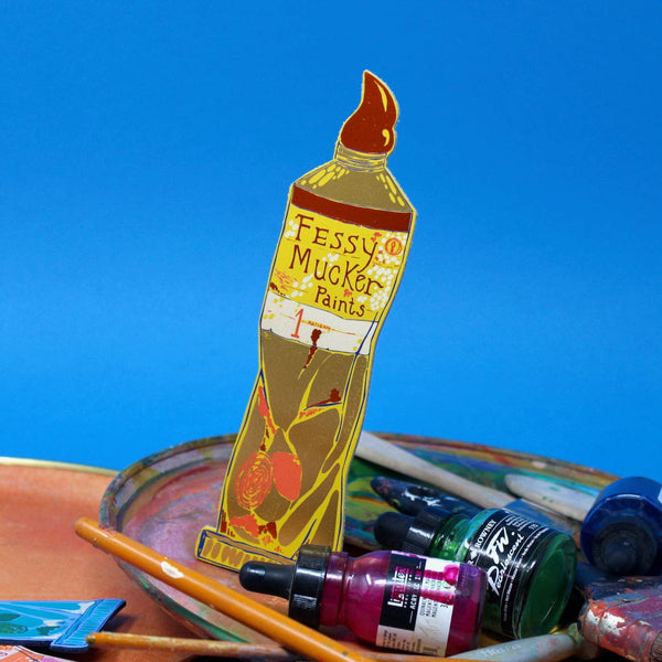 Fessy Mucker Bookmarks: Yellow