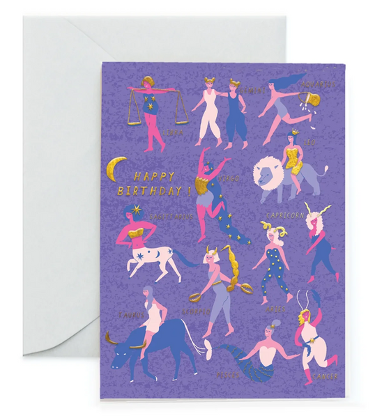 Astro Femmes - Birthday Notecard