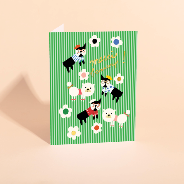 MERCI BIEN - Thank You Card