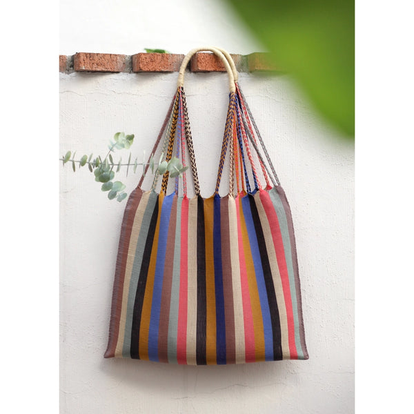 Las Rayas Tote - Gruesita Beige