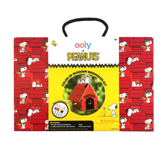 OOLY x Peanuts: Color-in' Wooden Birdhouse Kit