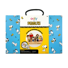 OOLY x Peanuts: Color-in' Wooden Scene Kit