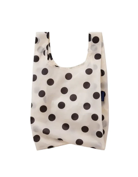 Baby Baggu - Cream and Black Polka Dot