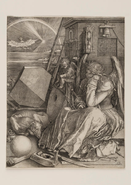 G70  Postcard: Albrecht Durer-  Melancolia