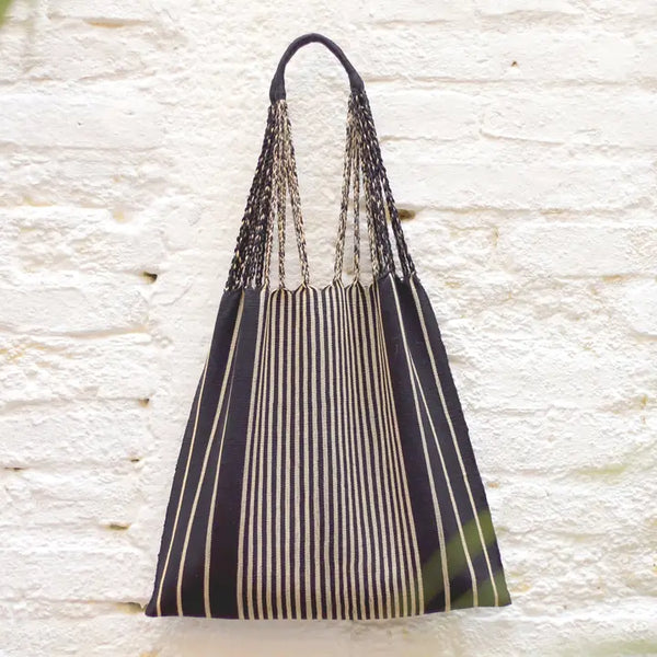 Las Rayas Tote - Black
