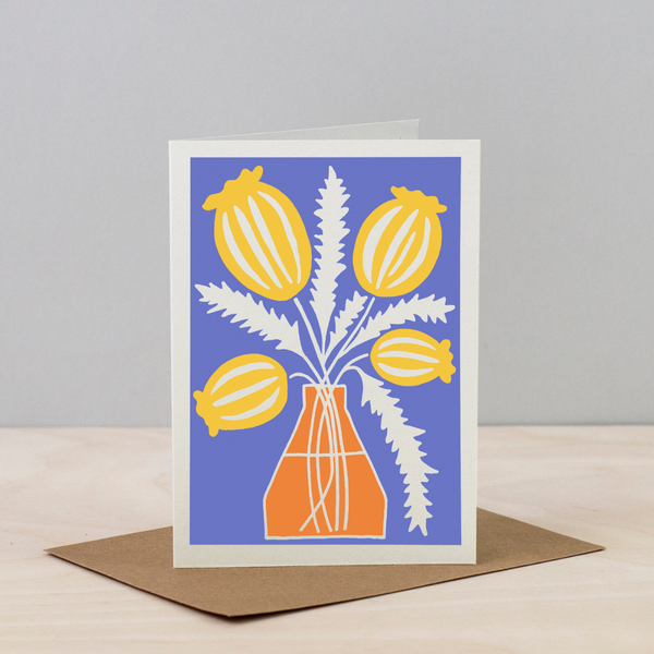 Notecard- Blumen Vases: Seed