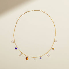 Fête Necklace - Blue