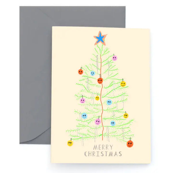 Happy Tree Holiday Notecard