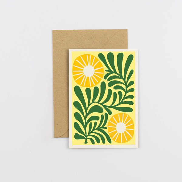 Notecard - Blumen pop: 8