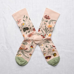 RV7-01 |  Floral Socks - Pink + Pastel