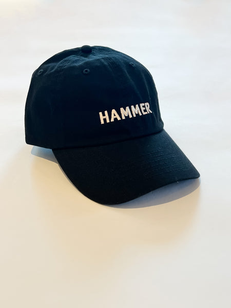 Hammer Hat Black with Beige