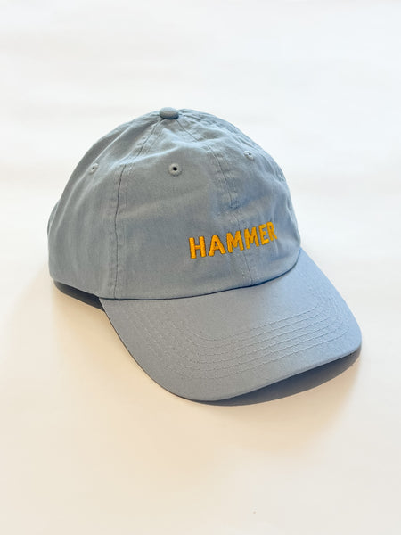 Hammer Hat Lt Blue with Yellow
