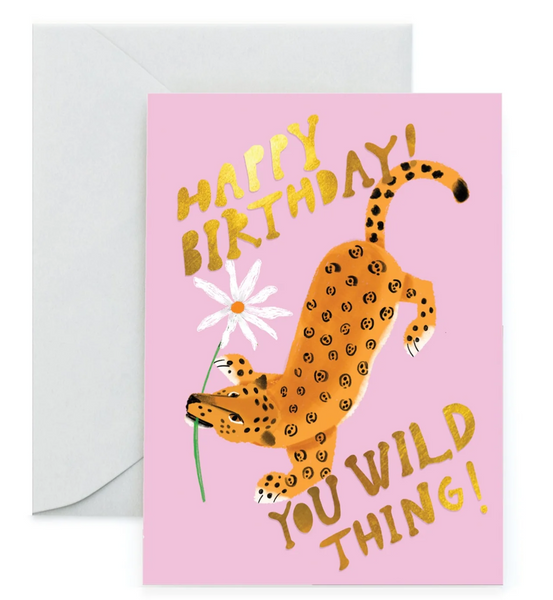 You Wild Thing Birthday Notecard