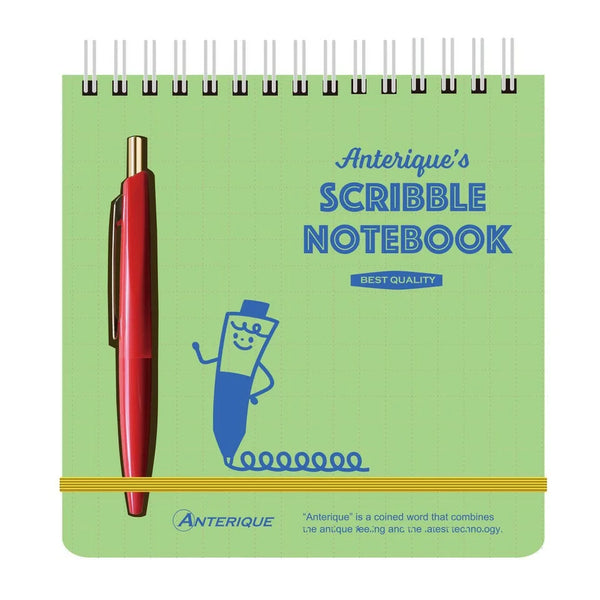Green Scribble Mini Memo Note + Pen Set