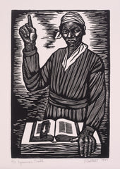 G70 Postcard Elizabeth Catlett, The Black woman Sojourner Truth fought for the rights of women and Blacks