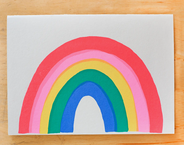 Rainbow Notecard