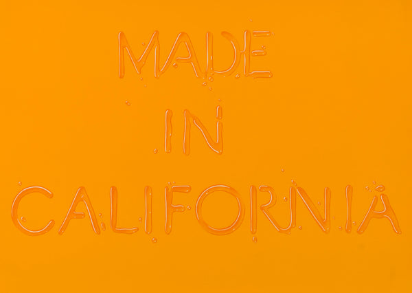 G70 Postcard Ed Ruscha, Made in California