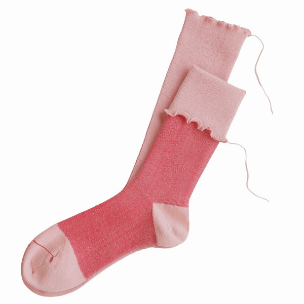 Rose Quartz (Light Pink) Wool Socks - Sarigenaku