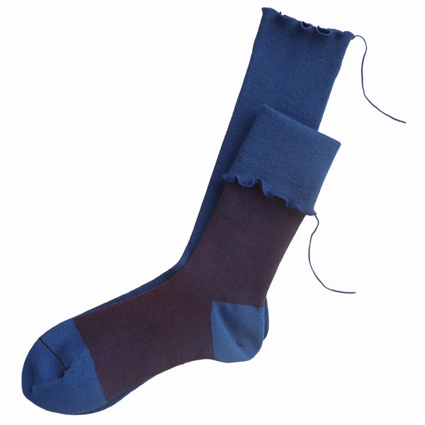 Lapis Lazuli (Blue/Purple) Wool Socks - Sarigenaku