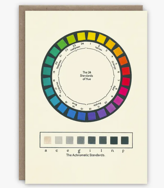 The Standards of Hue Greeting Notecard