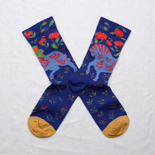 PK3-01 | Polka Horse Socks - Matisse