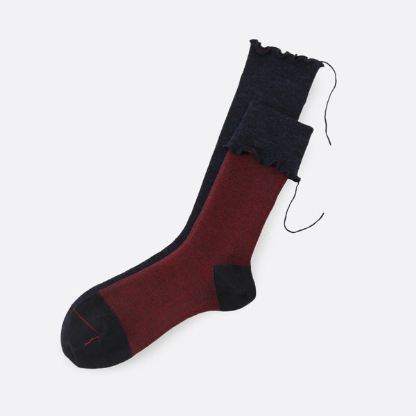 Violet Wool Socks - Sarigenaku