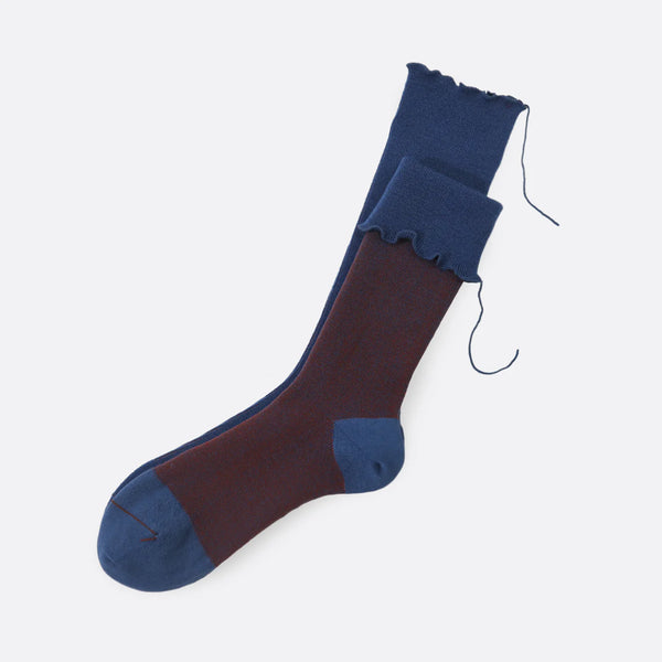 Gentian ( Bright Blue/Purple) Wool Socks - Sarigenaku