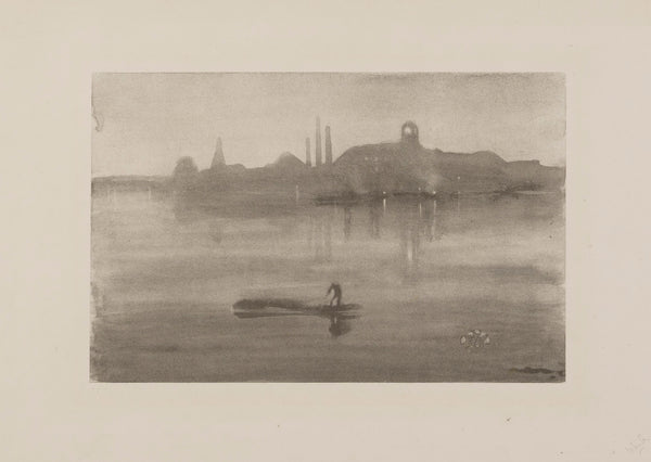 G70 Postcard James McNeill Whistler, Nocturne
