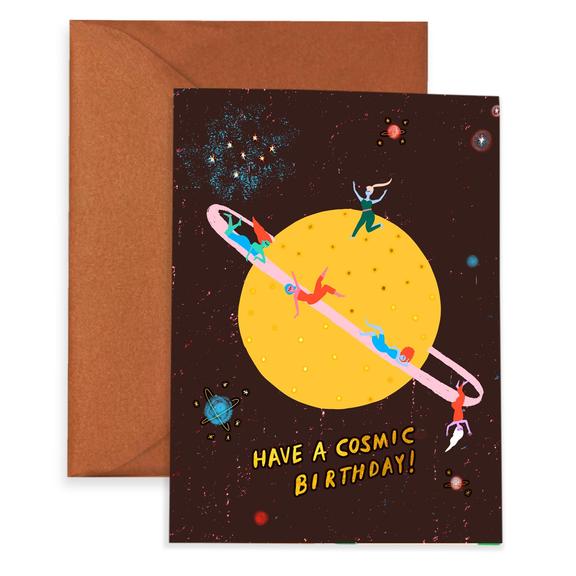 That Cosmic Feeling Birthday Notecard