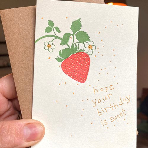Notecard  Hope Your Birthday is Sweet