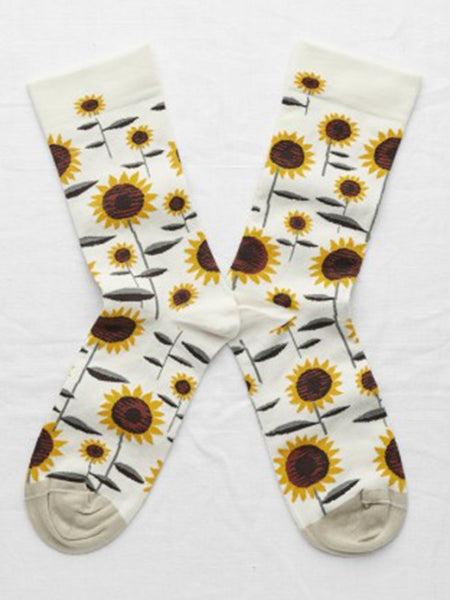 Bonne Maison Natural Sunflower Socks