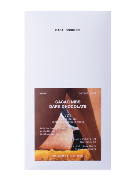 Casa Bosques: Cacao Nibs Chocolate Bar