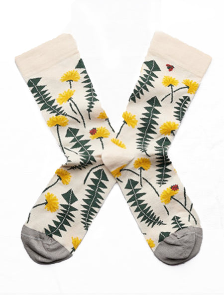 Bonne Maison Natural Dandelions Socks