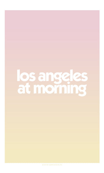 Los Angeles at Morning Poster