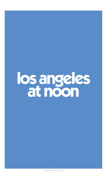 Los Angeles at Noon Poster