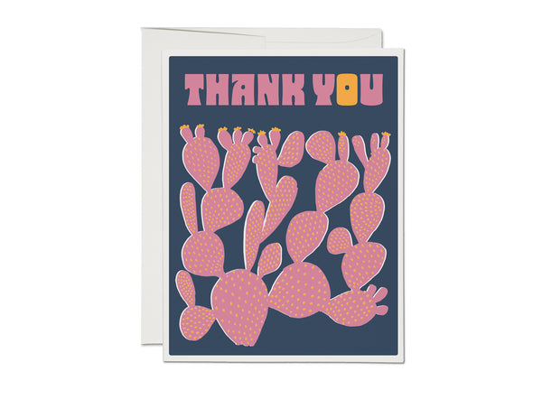 Prickly Pear Thank You Notecard