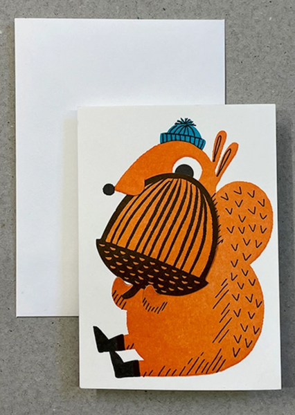 Secret Squirrel - Go Nuts It's Your Birthday Notecard
