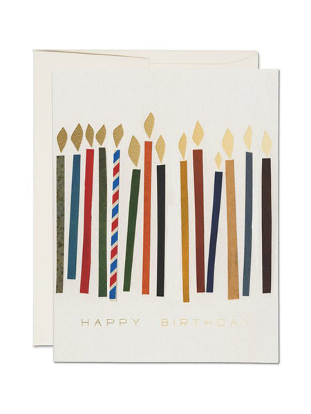 Happy Birthday Candles Notecard