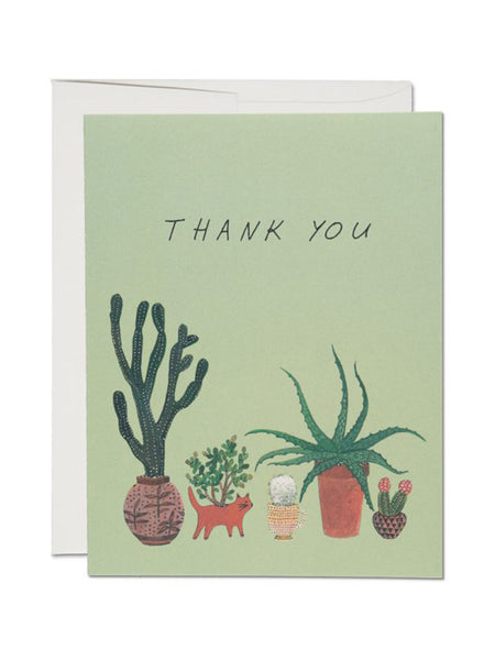 Cactus Thank You card