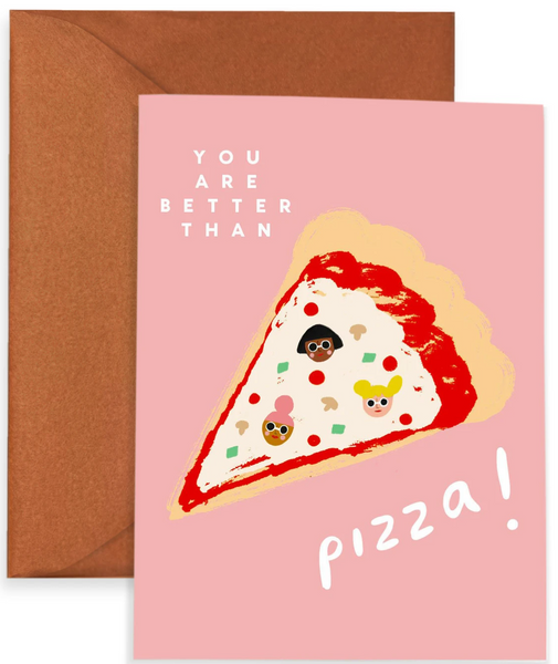 Notecard Better than Pizza