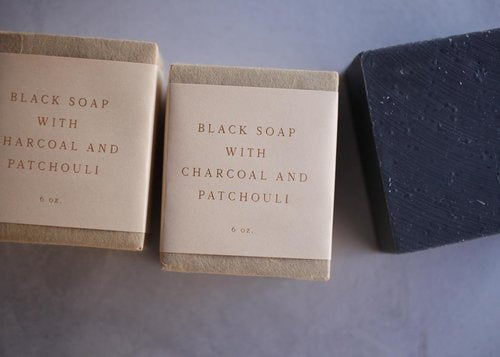 Saipua Black Soap with Charcoal and Patchouli