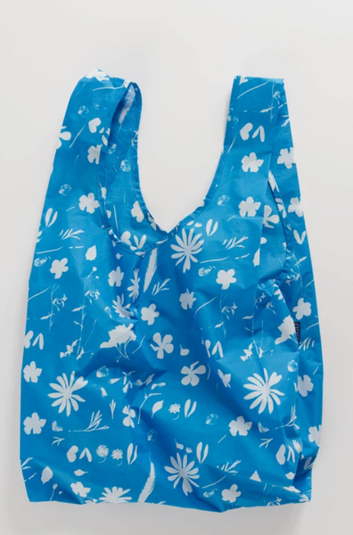 Baggu: Blue Floral Sun Print Standard Reusable Bag