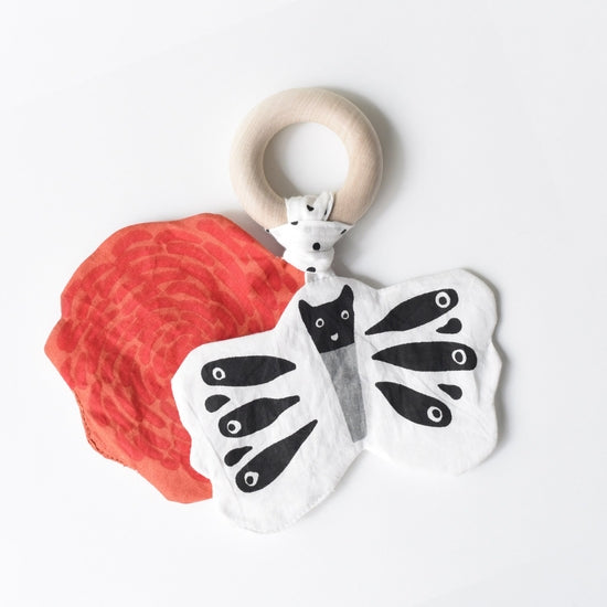 Wee Gallery: Organic Crinkle Teether - Butterfly