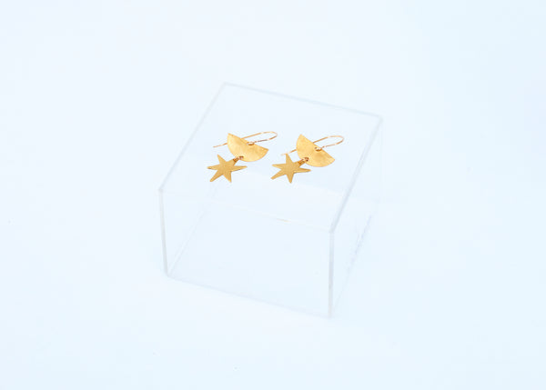 Alchemilla: Star Drop Earrings