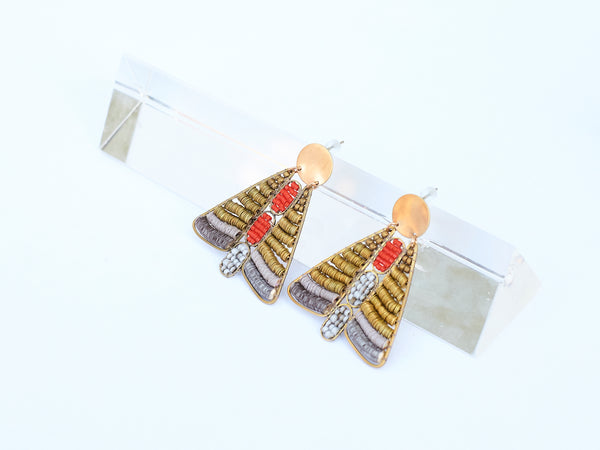 Alchemilla: Moth Earrings