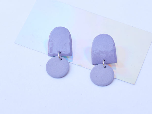 Four Eyes Ceramics: Mini Dome Earrings